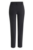 Basic broek met aangesloten fit van het merk Cambio in de kleur zwart.