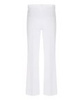 Strech broek met ingestreken vouw van het merk Cambio in de kleur wit.