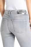 Flared spijkerbroek van het merk Cambio met tailleband met riemlussen in de kleur grijs.