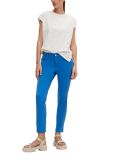 Skinny fit jeans met stretch in de kleur blauw.