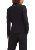 Blazer met reverskraag, knoopsluiting en opgestikte zakken in de kleur grey/black.