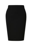 Korte zwarte rok met klassieke uitstraling van het merk Comma.