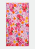 Roze sjaal met bloemenprint van het merk Codello.