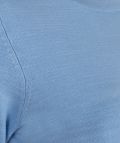 Fijnbrei top van het merk Esqualo met ronde hals en halflange mouwen in de kleur blauw.