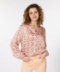 Oversized blouse van het merk Esqualo met all-over 