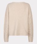 F24.18504 Sweater Melange - Biscuit