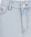 5-Pocket spijkerrok van Esqualo met voorsplit in de kleur light denim.