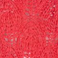 Rode gebreide trui met patroon, ronde hals en lange mouwen van het merk Esqualo.