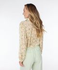 Bloemenprint blouse met lange mouwen van het merk Esqualo in multi color.
