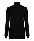 Coltrui van het merk Esqualo met lange pofmouwen en knopen op de schouders in de kleur zwart.