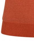 Lurex top met ronde hals en geplooide driekwart mouwen van het merk Esqualo in de kleur rust.