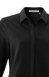Jersey blouse van het nerk Yaya in de kleur zwart.