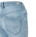 Stretch bootcut spijkerbroek met 5-pockets van het merk Mac in de kleur blauw.