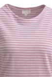 Roze t-shirt met lange mouwen en ronde hals van het merk Milano.