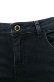 5-Pocket spijkerbroek van het merk Rosner met studs en splitje aan de onderkant in de kleur dark blue used.