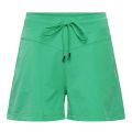 Korte travelbroek met elastieken boord en drawstring van het merk &Co Woman in de kleur groen.