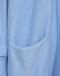Blauw gebreid vest van het merk Freequent.