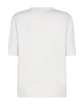 FQkatie pullover met v-hals en korte mouwen van Freequent in de kleur off white.