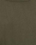 Pullover van Freequent met lange mouwen en wijde ronde hals in de kleur groen.
