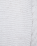 Open vest van Freequent met driekwart mouwen in de kleur wit.