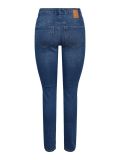 5-Pocket jeans met slimfit van het merk Object in de kleur medium blue.