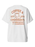 tee, top, shirt, 17156904 Pctrixie T-Shirt met Print - Bright White/Croissant