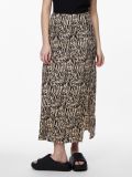 17147811 Pcnya Lange Rok met Print - White Pepper/Animal