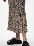 17147811 Pcnya Lange Rok met Print - White Pepper/Animal