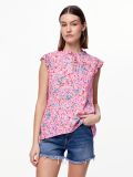 17149476 Pcarine Top met Print - Prism Pink