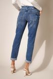 5-Pocket jeans met het stretch en mid waist van het merk Rosner in de kleur dark true blue.