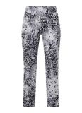 Travelbroek van het merk Rosner met all-over print, elastieken tailleband, aangesloten pasvorm en all-over print in de kleur grijs.