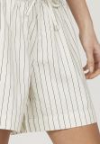 17037 ELLA-SHO9 Korte Broek met Pinstripe Off/White/Navy