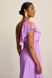 SP7833 Dress Lilac Flower - Purple