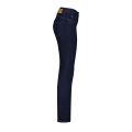 Regular fit spijkerbroek met uitlopende pijp in de kleur dark blue denim.