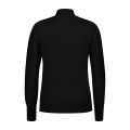 pullover, trui, gebreid, hoge hals, turtleneck, SRB4066 Pullover met Turtleneck, Zwart