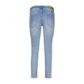 Jeans met 7/8 lengte en sierrandje langs de voorzakken van het merk Red Button in de kleur bleach.