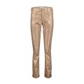 Relax fit broek met hoge taille en taps toelopende pijpen van het merk Red Button in de kleur brons.