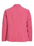 Korte blazer van het merk Evoked met reverskraag, klepzakken en knoopsluiting in de kleur pink yarrow.