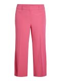 Broek met high waist en wijde pijpen van het merk Evoked Vila in de kleur pink yarrow.