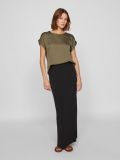 14059563 Viellette Satinlook Top - Dusty Olive