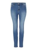 High waist skinny jeans in de kleur medium blue.