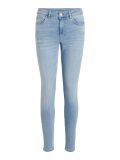 5-Pocket skinny jeans van het merk Vila in de kleur light blue denim.