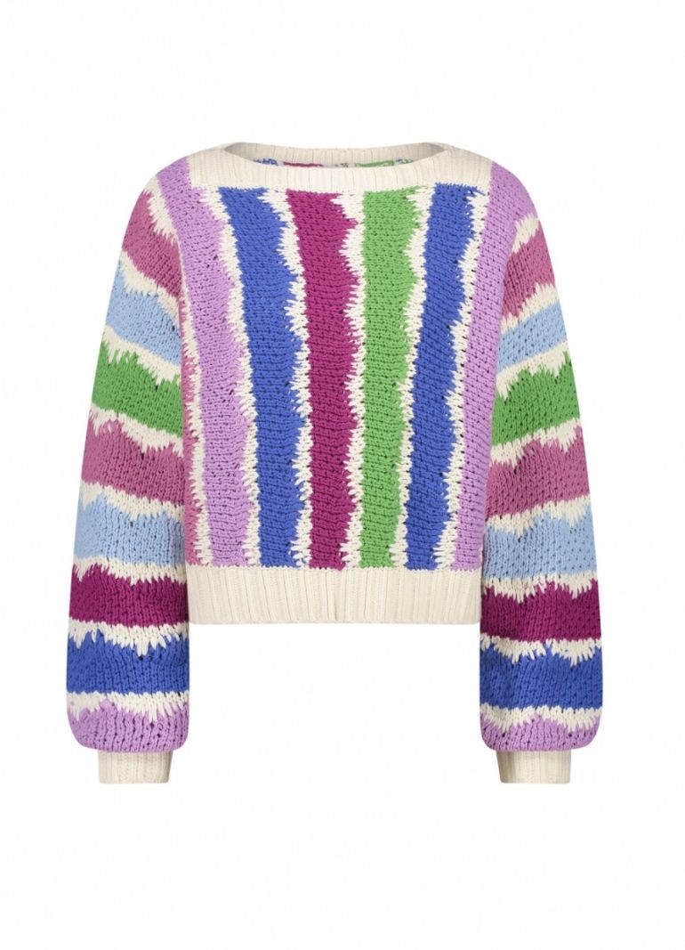 CLT-PUL-28-AW24 Heath Pullover - Multi Stripe