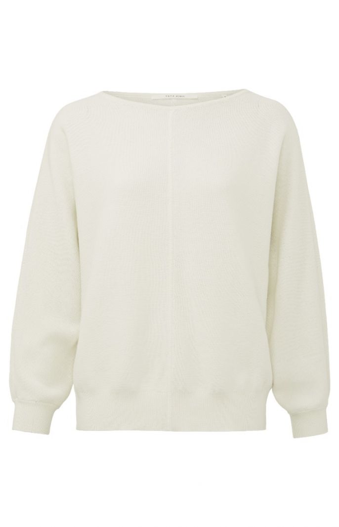 01-000102 Sweater Batwing - Wool White
