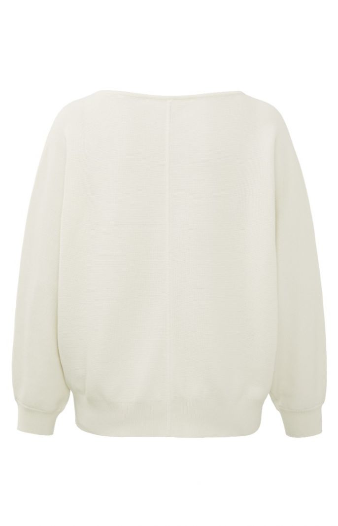 01-000102 Sweater Batwing - Wool White