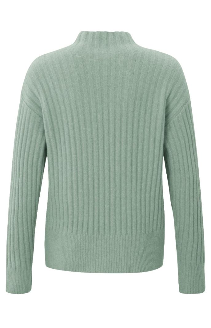 01-000122-409 Trui met Turtleneck - Jade Green 