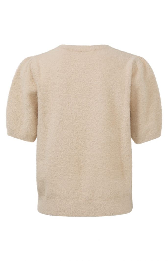 01-000131-208 Fluffy Yarn Sweater - Smoke Gray