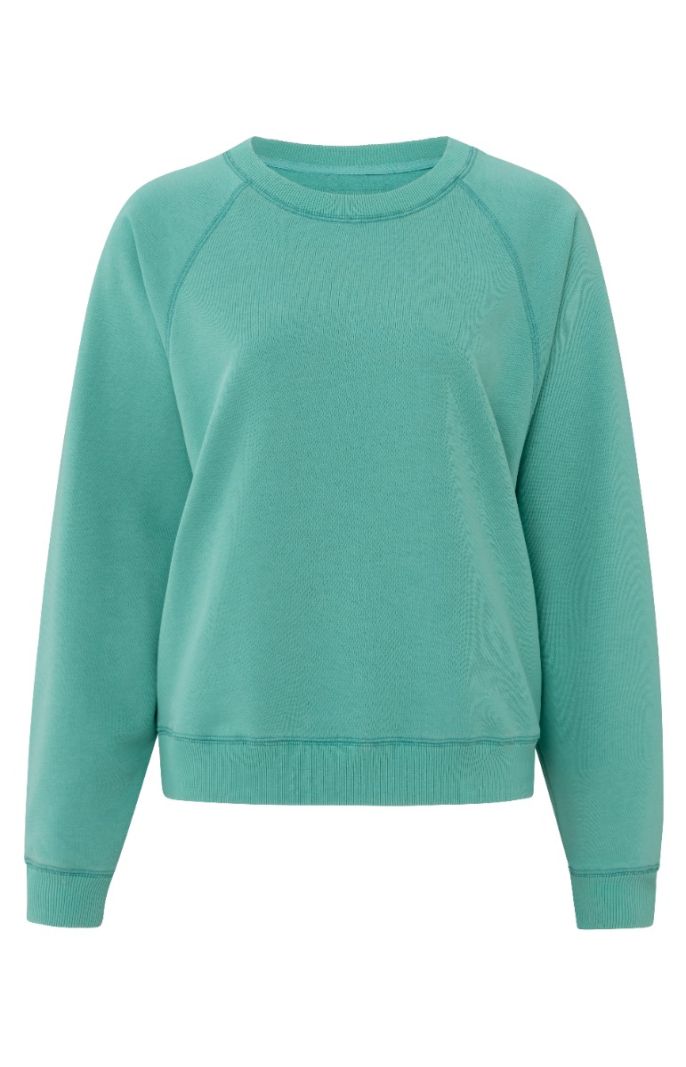 01-109078-501 Raglan Sweater - Pool Blue