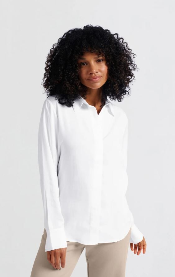 01-201131-501 Lyocell Blouse - Pure White