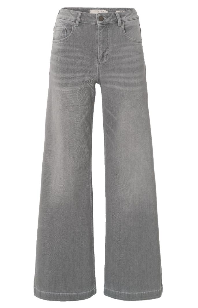 01-311067-501 Wijde Jeans - Light Grey Denim